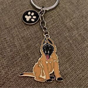 German Shepherd Dog Keychain